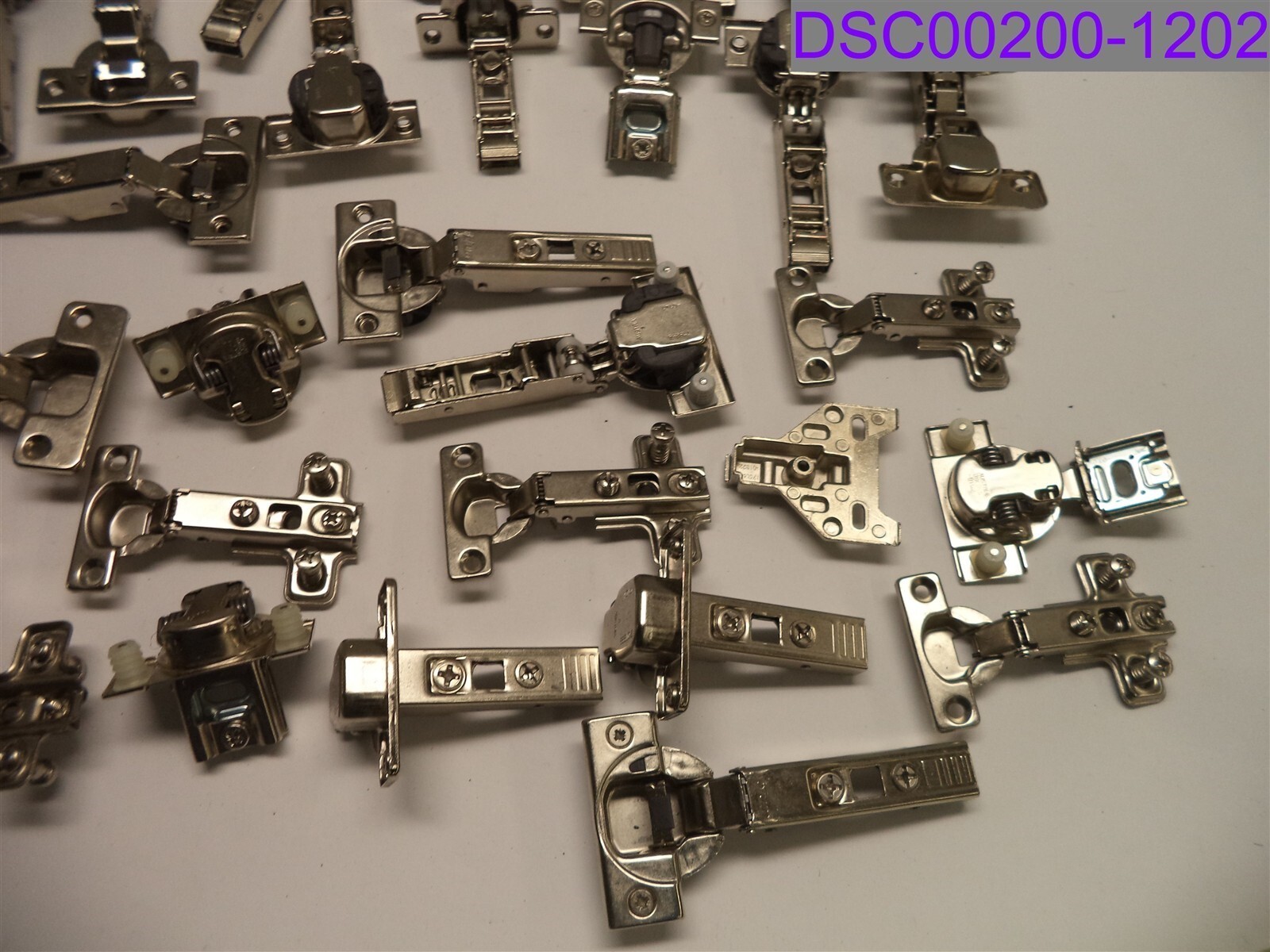 Qty = 57: Cabinet Hinges Mixed Lot, Many styles and Types