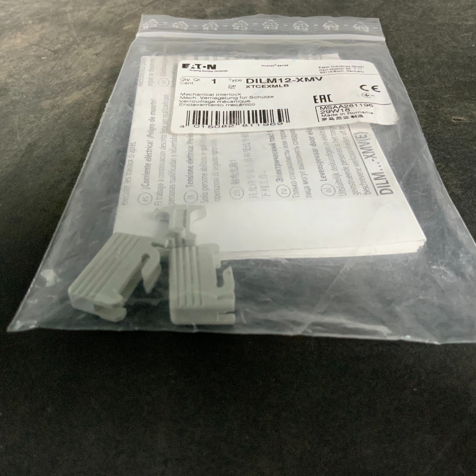 EATON DILM12-XMV MECHANICAL INTERLOCK ($10 OBO)