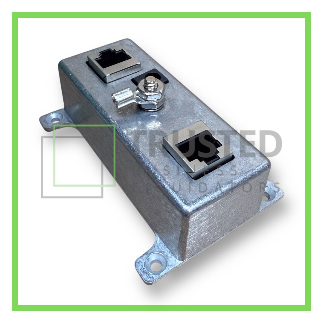 L-com BT-CAT5-P1J Single-Port Passive PoE Injector, CAT5, 48V Compatible