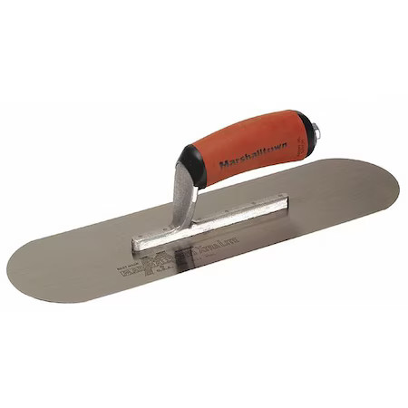 Marshalltown Sp16sd Swimming Pool Trowel, Rnd End, 16X4-1/2 In