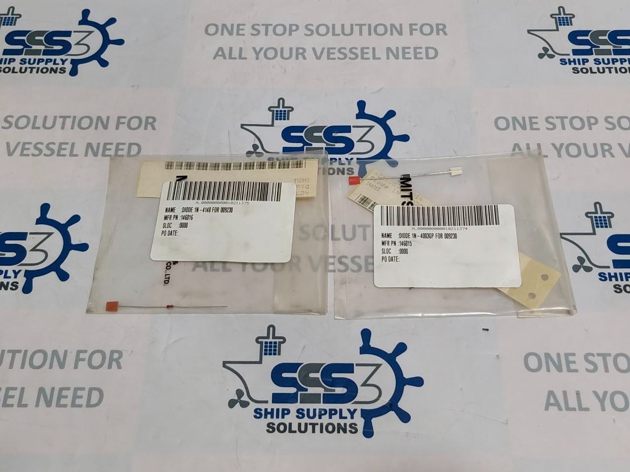 Diode 1N-4003GP For 009230 146015 (Lot of Two Pices)