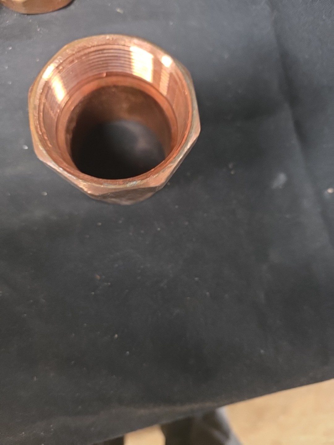 Unbranded 2 ” Sweat x 2-1/4″ Female Copper Coupling NOS