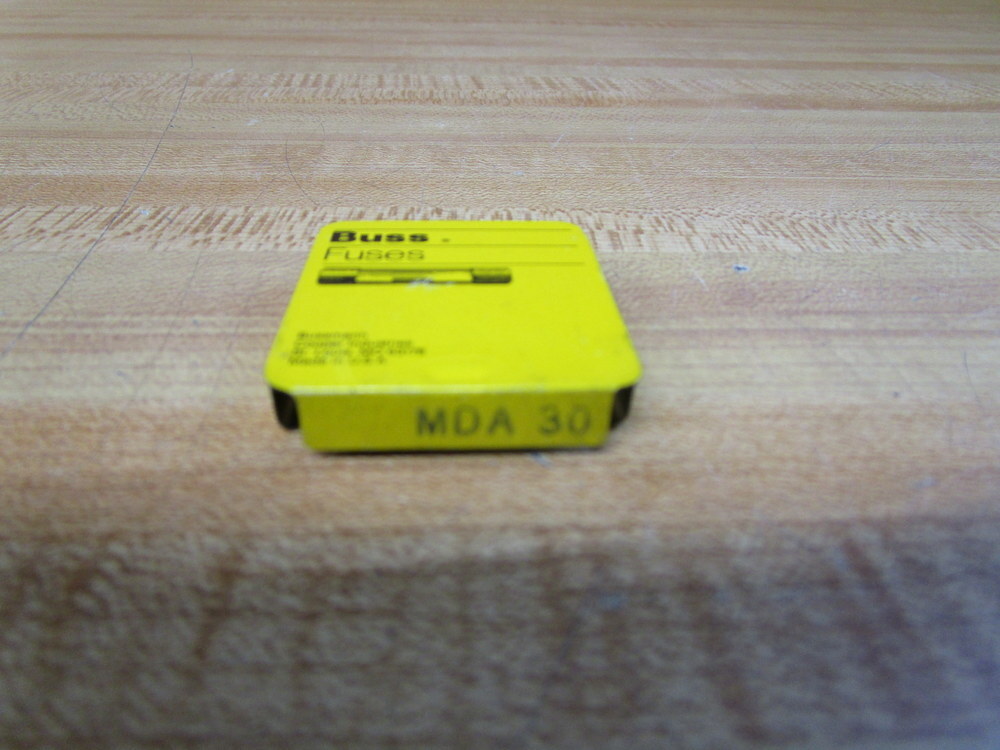 Buss MDA-30 Bussmann Fuse Cross Ref 1CM10 White (Pack of 10)