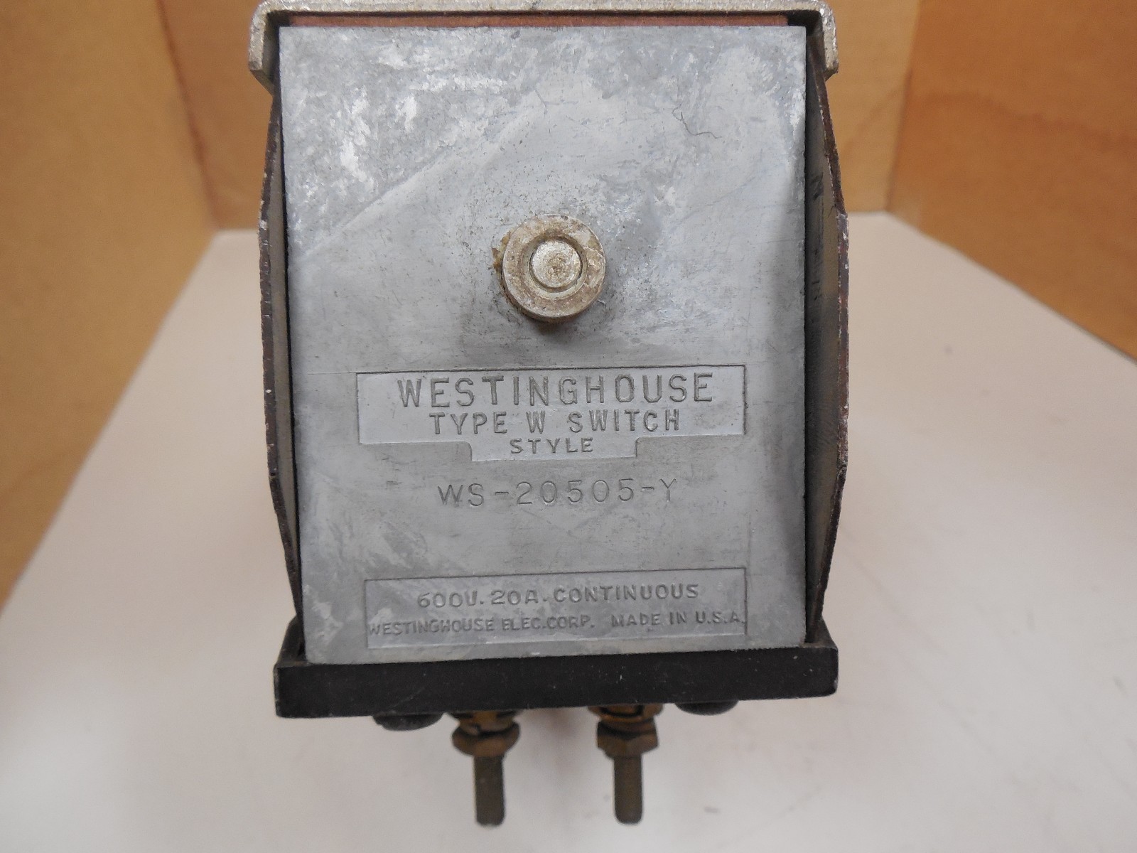 NEW WESTINGHOUSE STOP-OFF-START TYPE W SWITCH STYLE WS-20505-Y WS20505Y 600V 20A