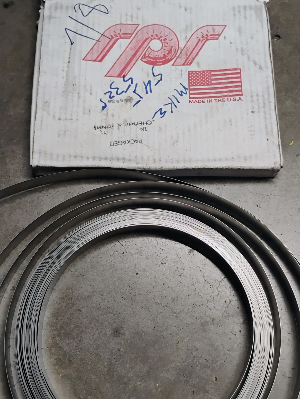 RPR PRODUCTS STST T-304 Stainless Steel Strapping 3/4″ x 200′ Ft SS HD Banding