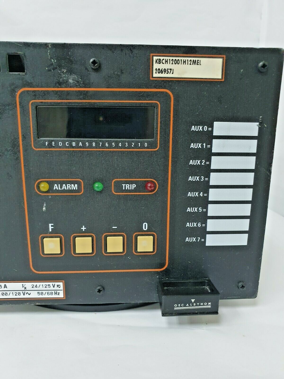 GEC ALSTHOM KBCH12001H12MEL RELAY DIFFERENTIATE,Used,UK^95802
