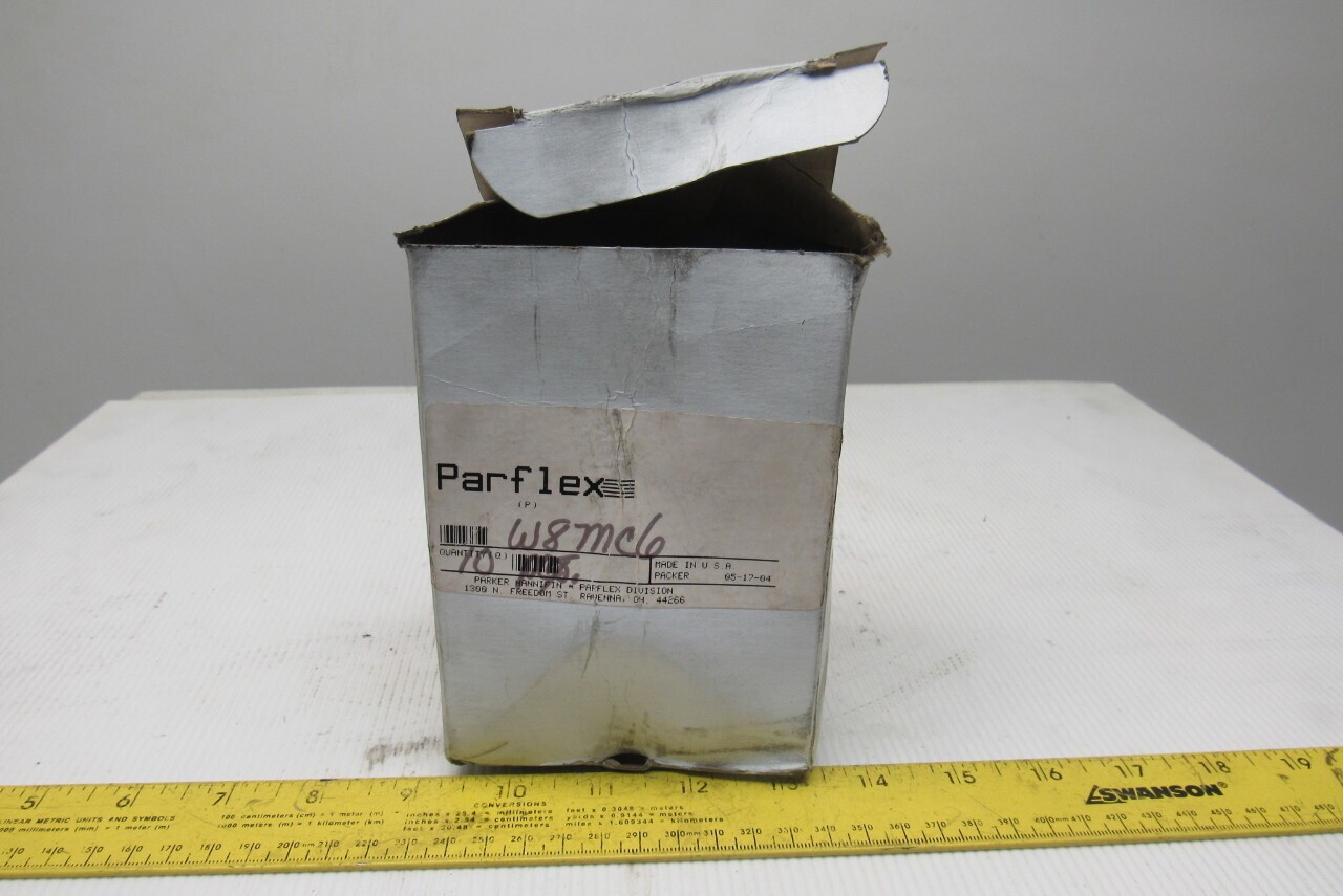 Parflex W8MC6 1/2″ Nylon Compression Tube To 3/8″ Pipe Fittings Lot Of 10