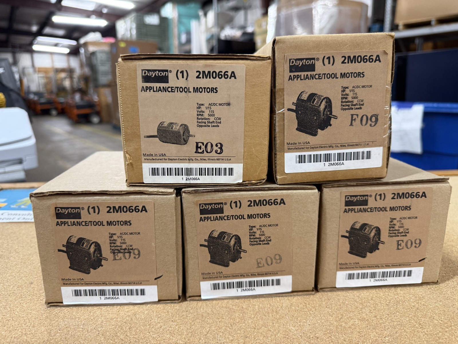 Dayton 2M066A Electric Motor (1/15 HP , 115volts, 5000RPM, CCW Rotation)USA MADE