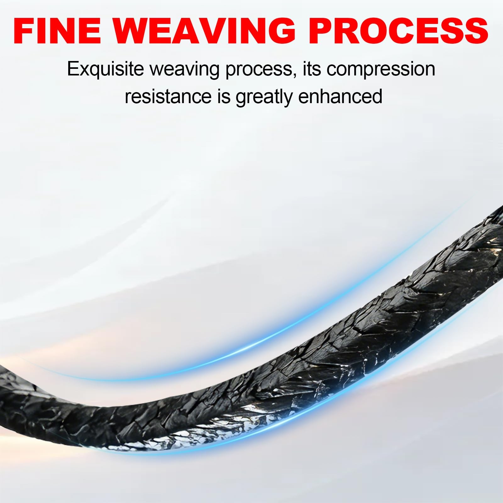 10ft Length Flexible Graphite Braided Compression Packing 1/8″×1/8″ – HighTem…