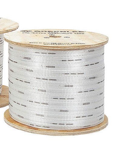 Greenlee 4435 Cable Pulling Tape ½″ × 3,000′ – 1,250 lb Tensile Strength – New