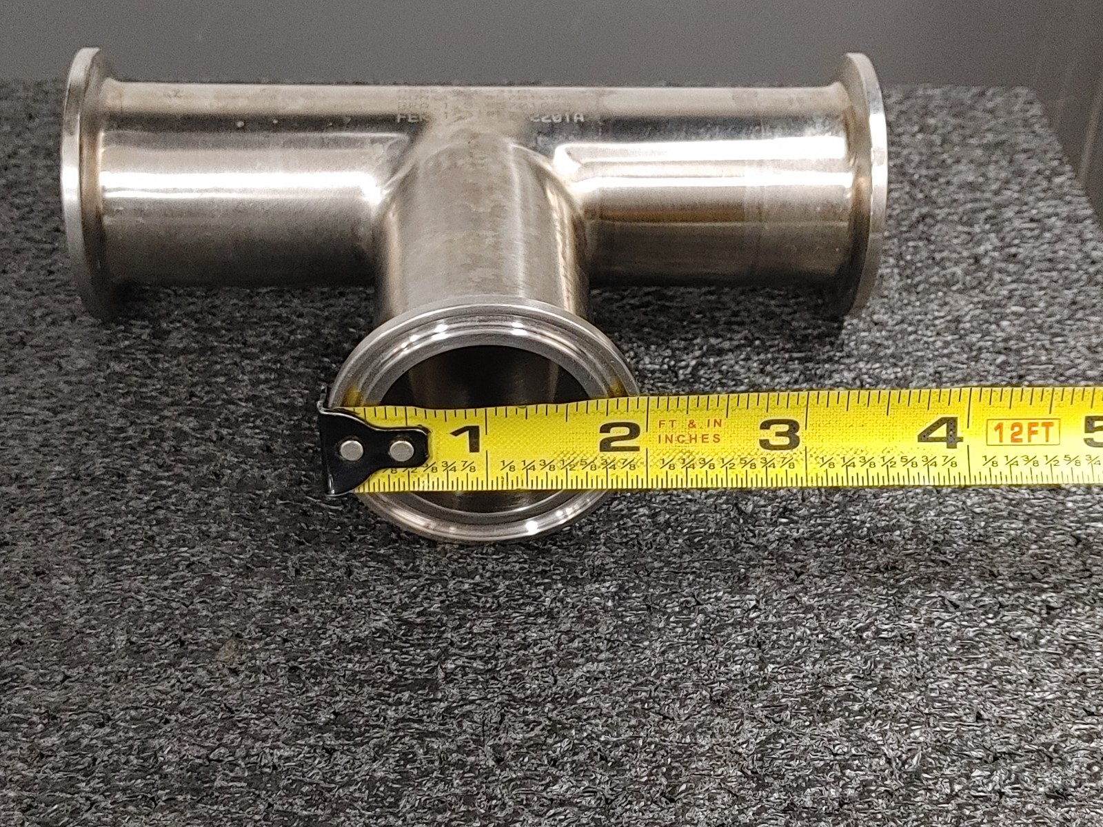 MAXPURE ASME PBE 316L Flanged Tee Fitting