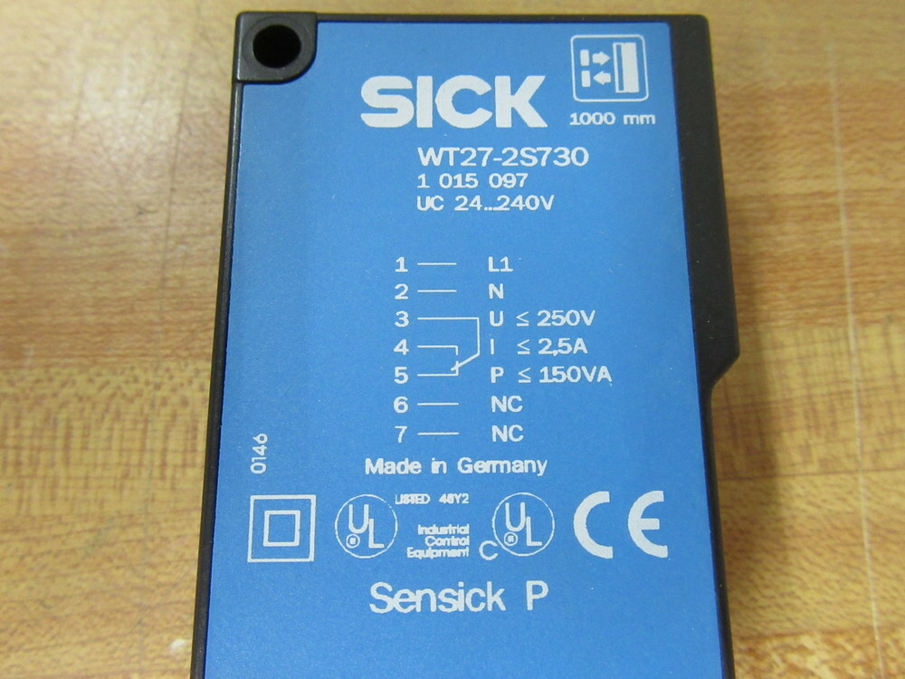 Sick WT27-2S730 Proximity Photoelectric Sensor WT272S730
