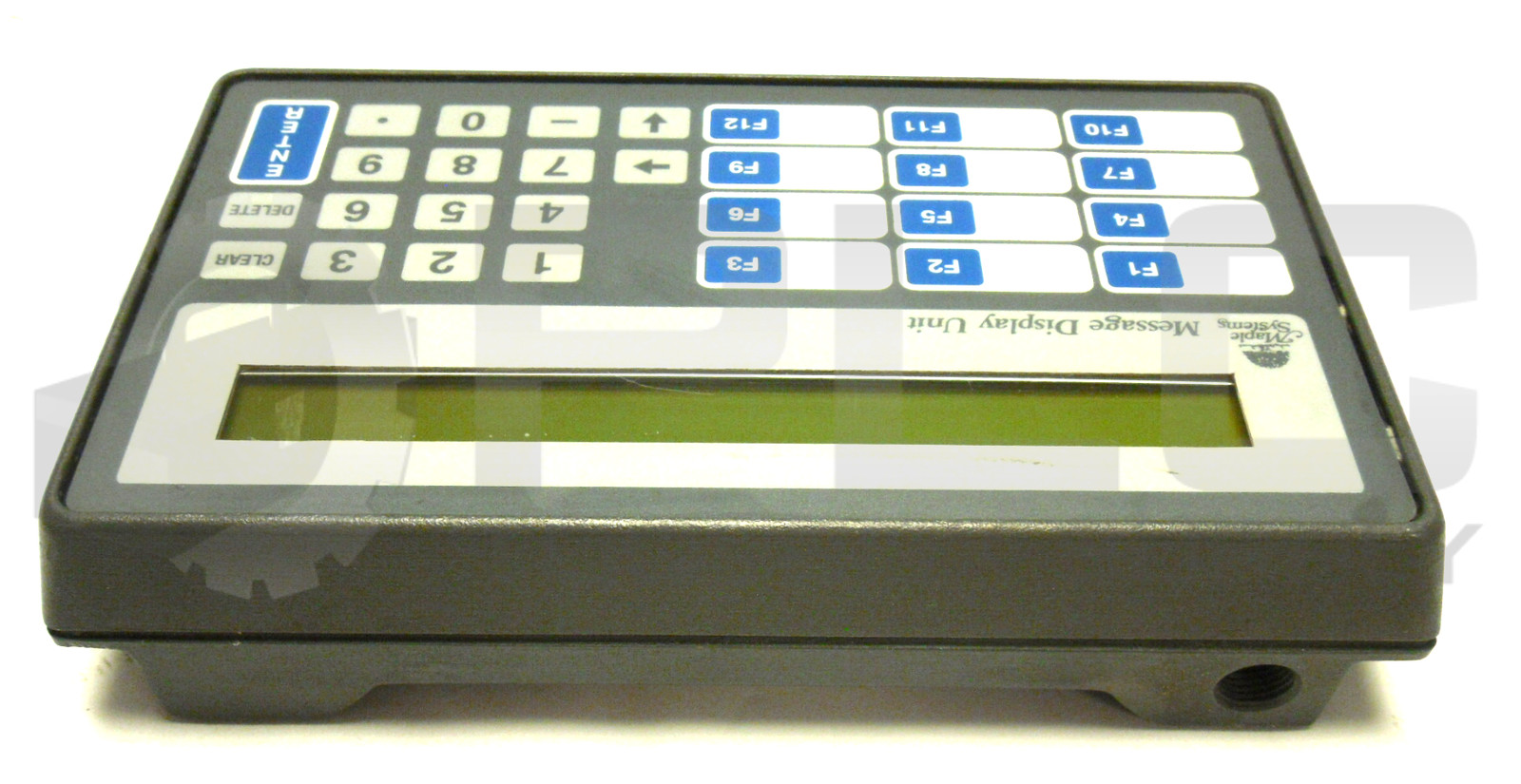 MAPLE SYSTEMS GEF460A-004 MESSAGE DISPLAY UNIT OPERATOR INTERFACE W/2X40 LB LCD