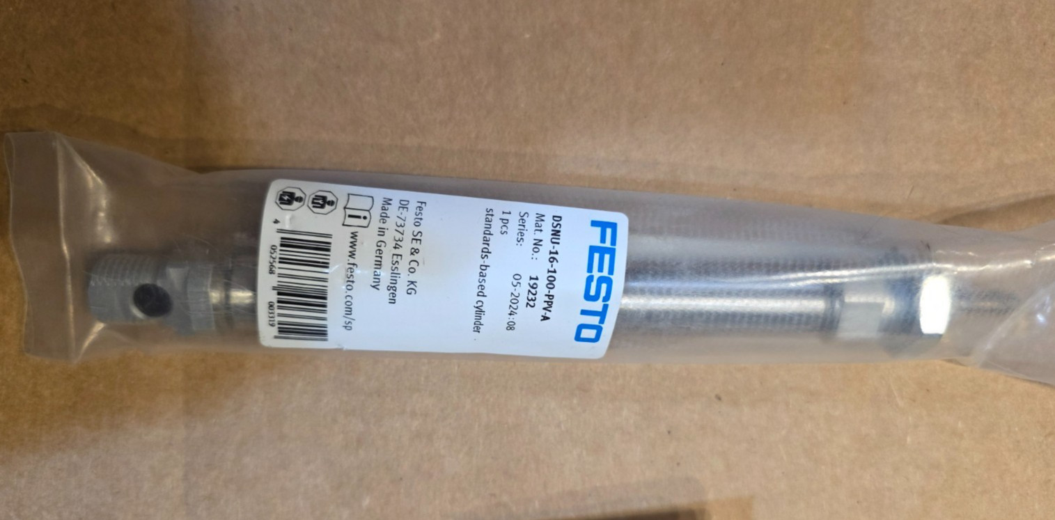 NEW FESTO 100MM STROKE PNEUMATIC CYLINDER DSNU-16-100-PPV-A 19232 Free Ship
