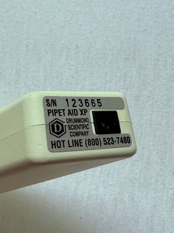 Drummond Pipet-Aid XP Pipette Controller w/ Power Supply Adapter