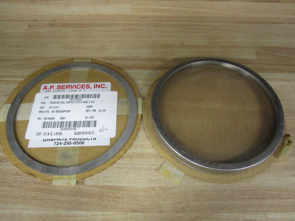 A. P. Services 6300J Pressure Seal 5-1/4