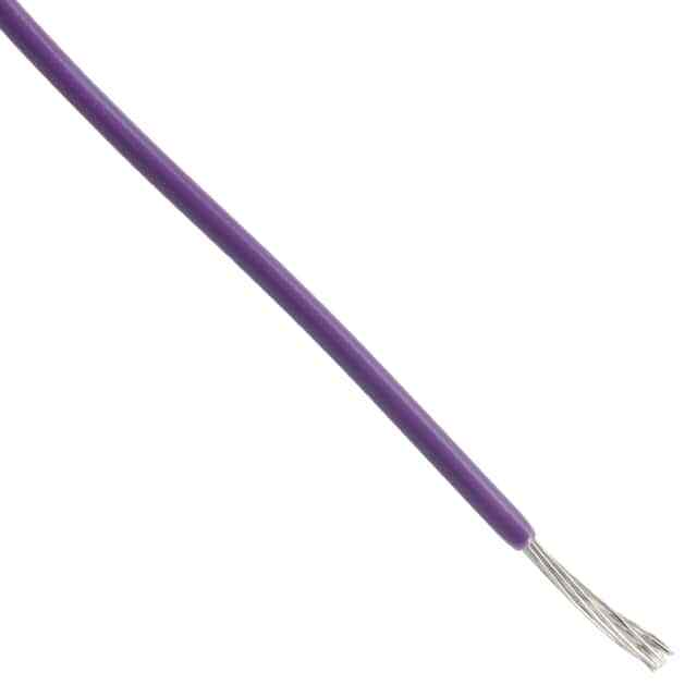 Alpha Wire 6711-VI005 Hook Up Wire – Stranded – 26 (7/34) AWG – 600V – mPPE -…