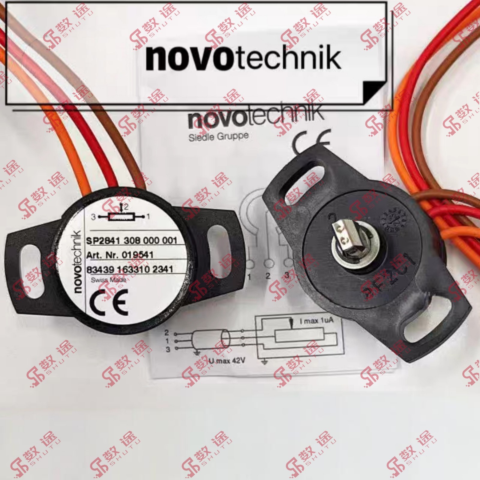 Novotechnik SP2841-308-000-001 Rotary Sensor SP2841 308 000 001#1pcs new in box