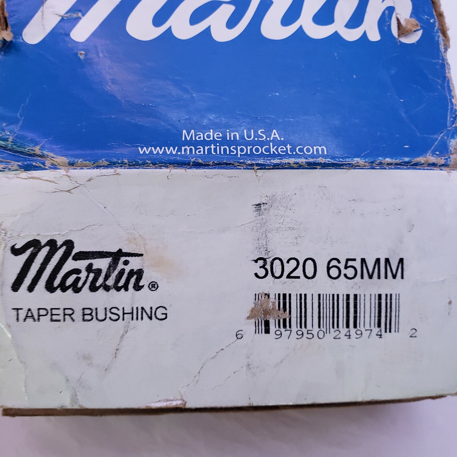 MARTIN 3020 65MM METRIC TAPER LOCK BUSHING, Free Shipping