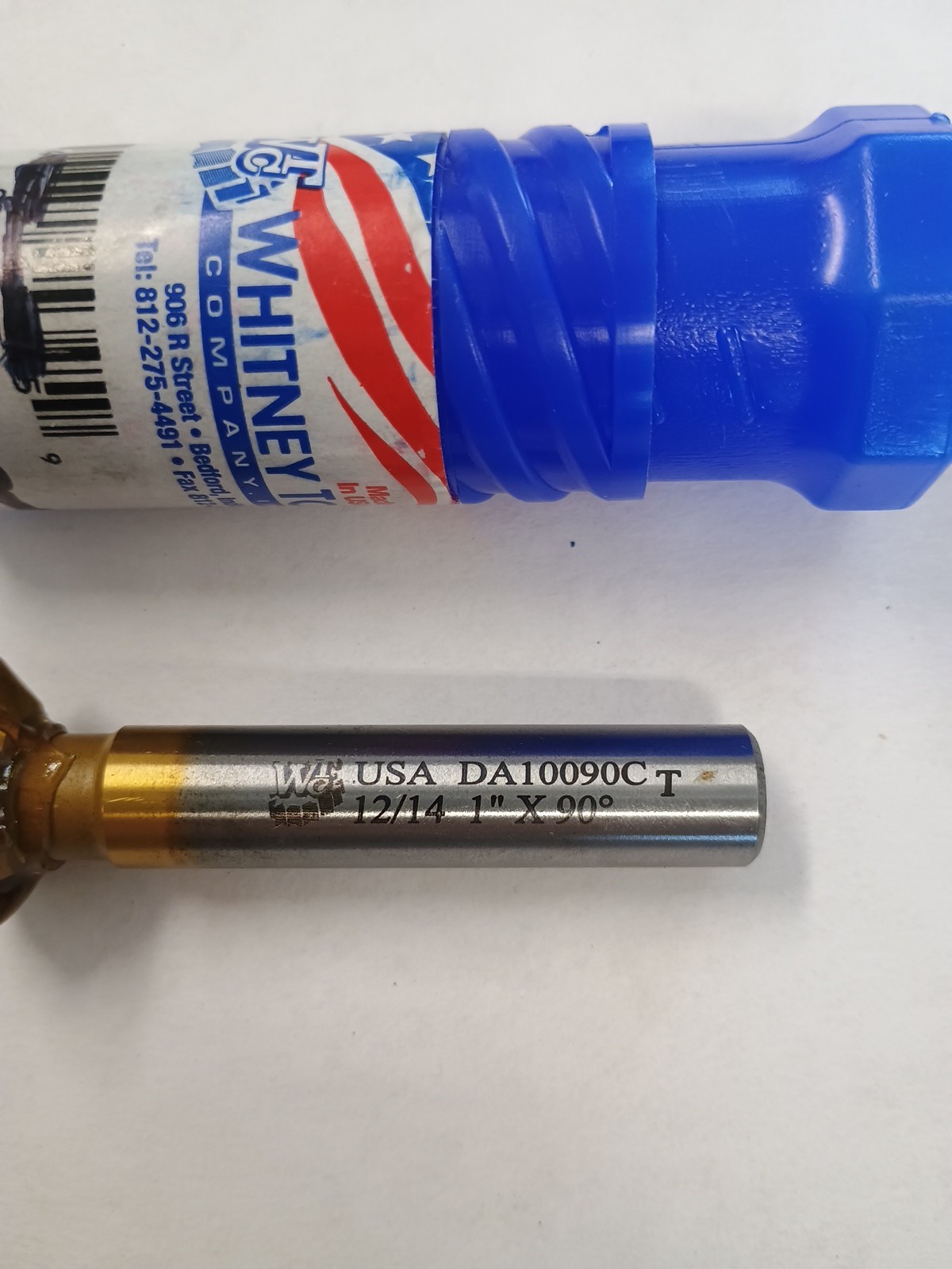 Convex Profile EM Carbide tip DA1009CT 12/14 1 x 90 deg. 1/2 shank USA