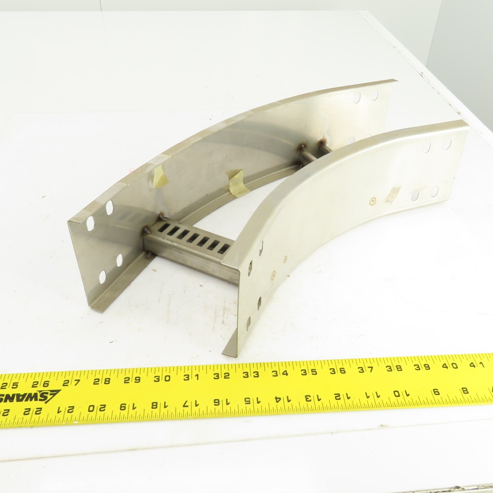 Cooper 4SS6MR-06-45HB12 B-Line Stainless Steel 45° Ladder Cable Tray 6″ W