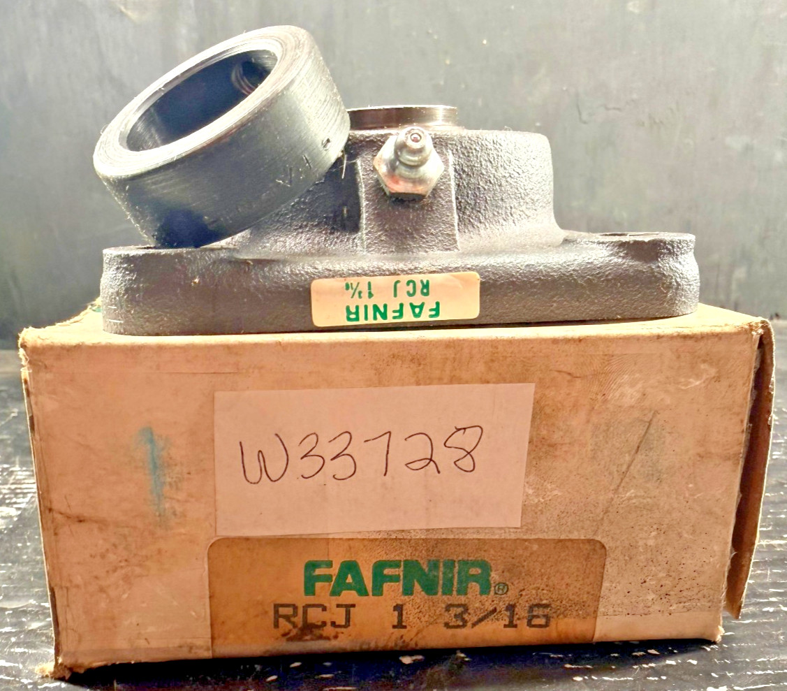 1 NEW FAFNIR RCJ 1-3/16” 4-BOLT FLANGE MOUNT BEARING NIB ***MAKE OFFER***