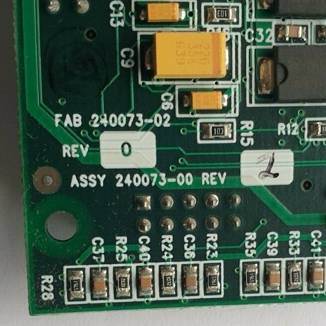 INSTRUMENTATION LABORATORY 240073-00 REV 2 BOARD (IN10S1B2)