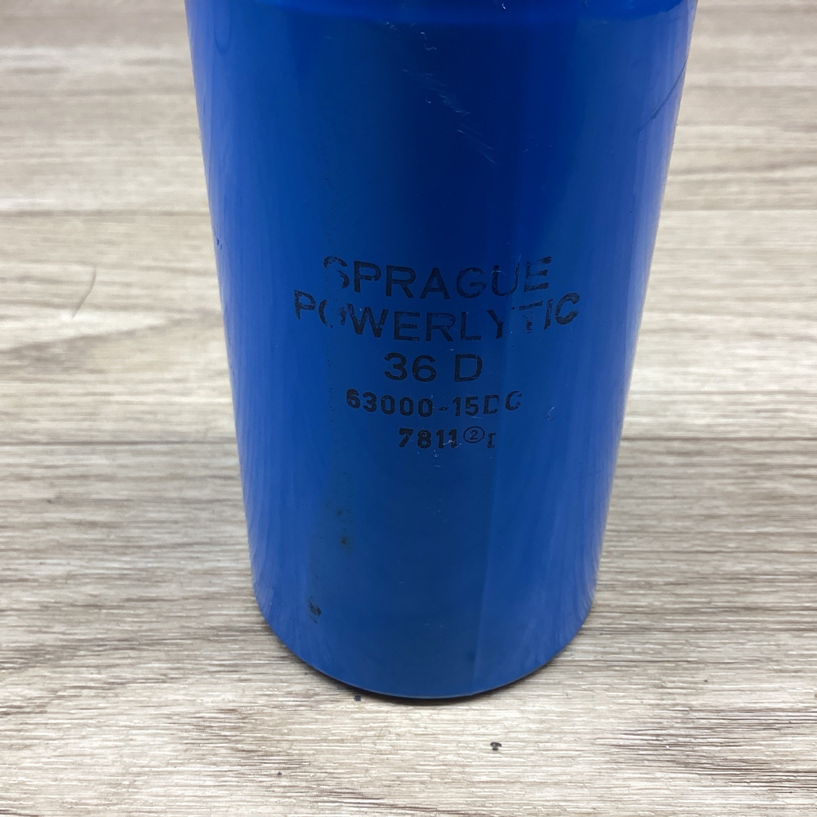 SPRAGUE POWERLYTIC 36D 63000-15DC 7811 CAPACITOR #830PT153*CO
