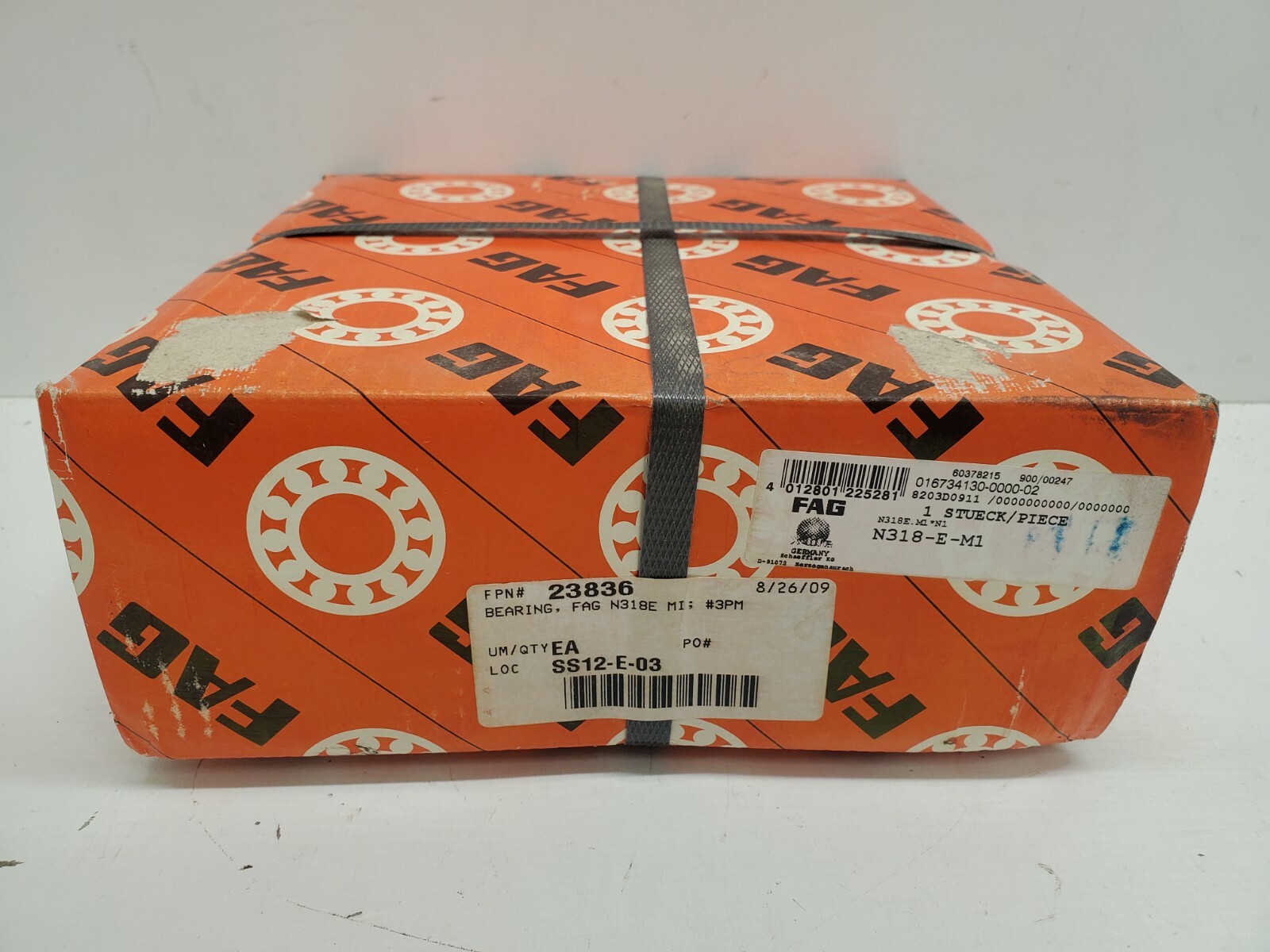 NEW IN BOX! FAG CYLINDRICAL ROLLER BERAING N318-E-M1