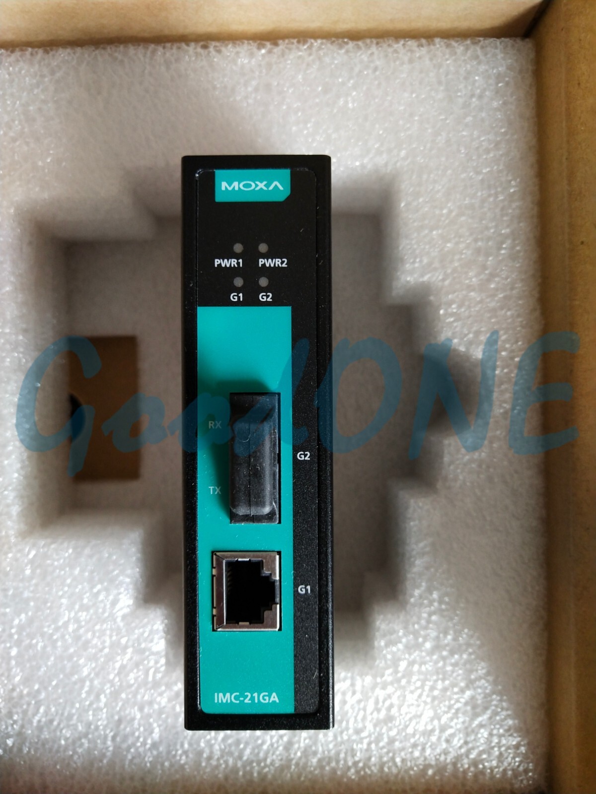 1PC New MOXA IMC-21GA-LX-SC Single Mode Gigabit Optical Transceiver SC Interface