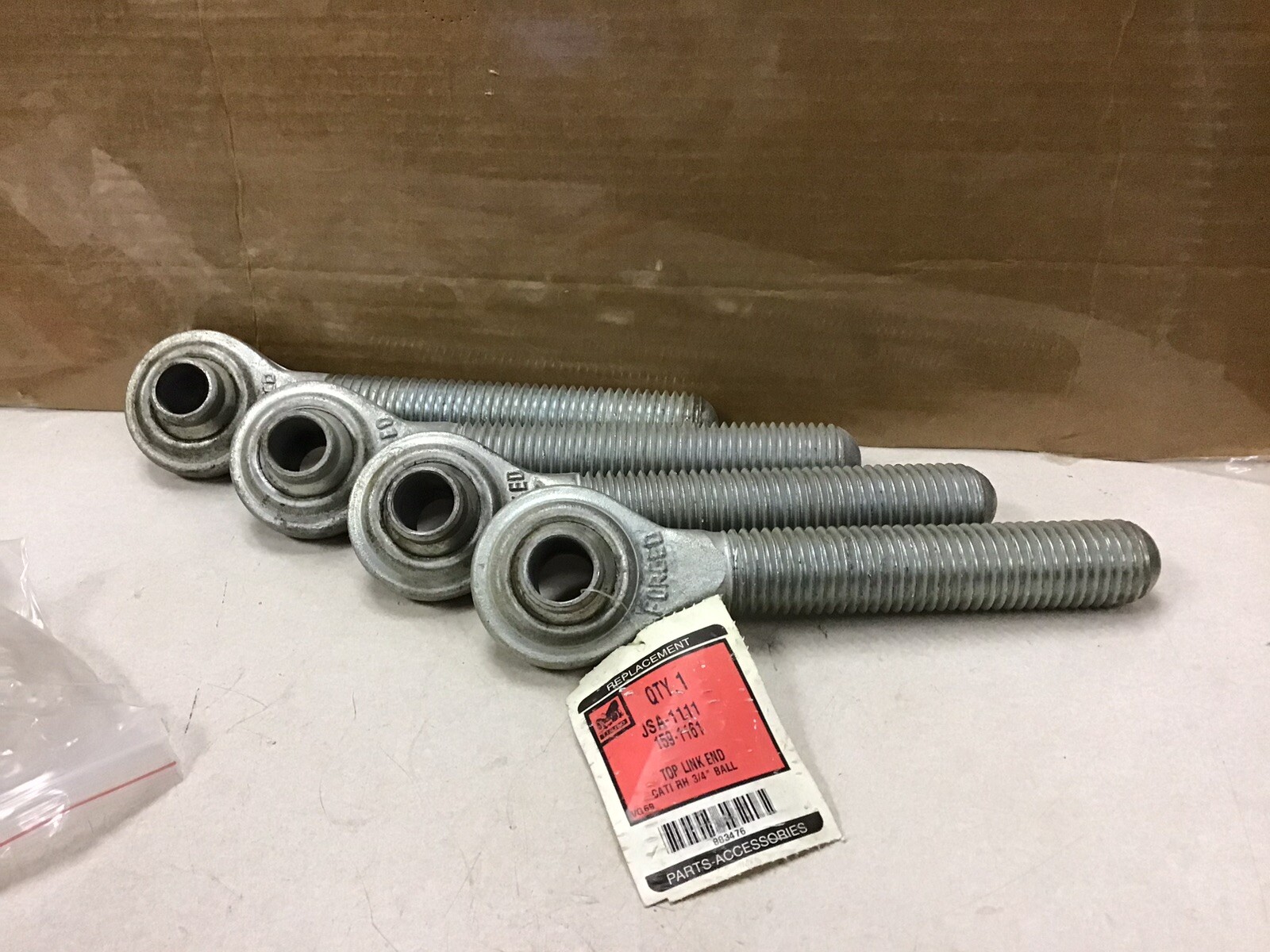 JSA-1111 159-1161 NEW TISCO TOP LINK END 3/4IN BALL LOT OF 4 FREE SHIPPING!
