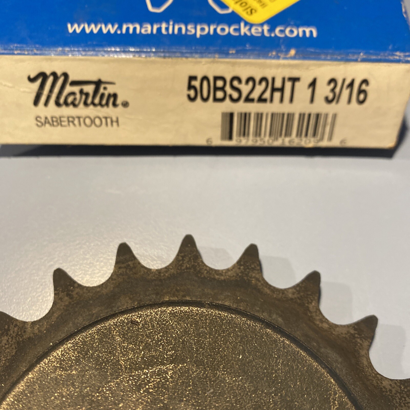 NEW MARTIN 50BS22HT 1 3/16 / 50BS22HT1316 SABERTOOTH SPROCKET 1-3/16”