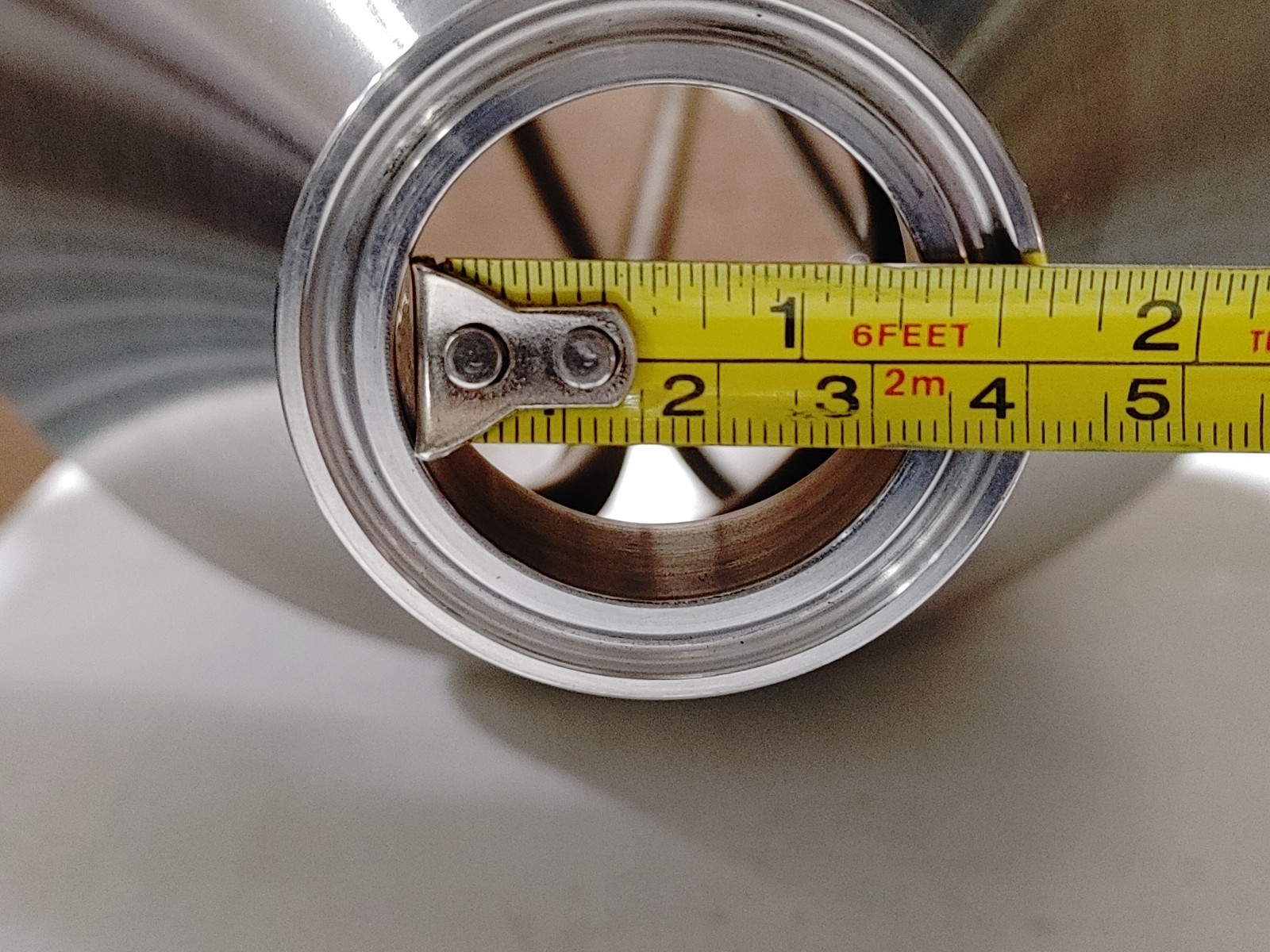Stainless Steel Conical Process Vessel with Internal Helical Coil