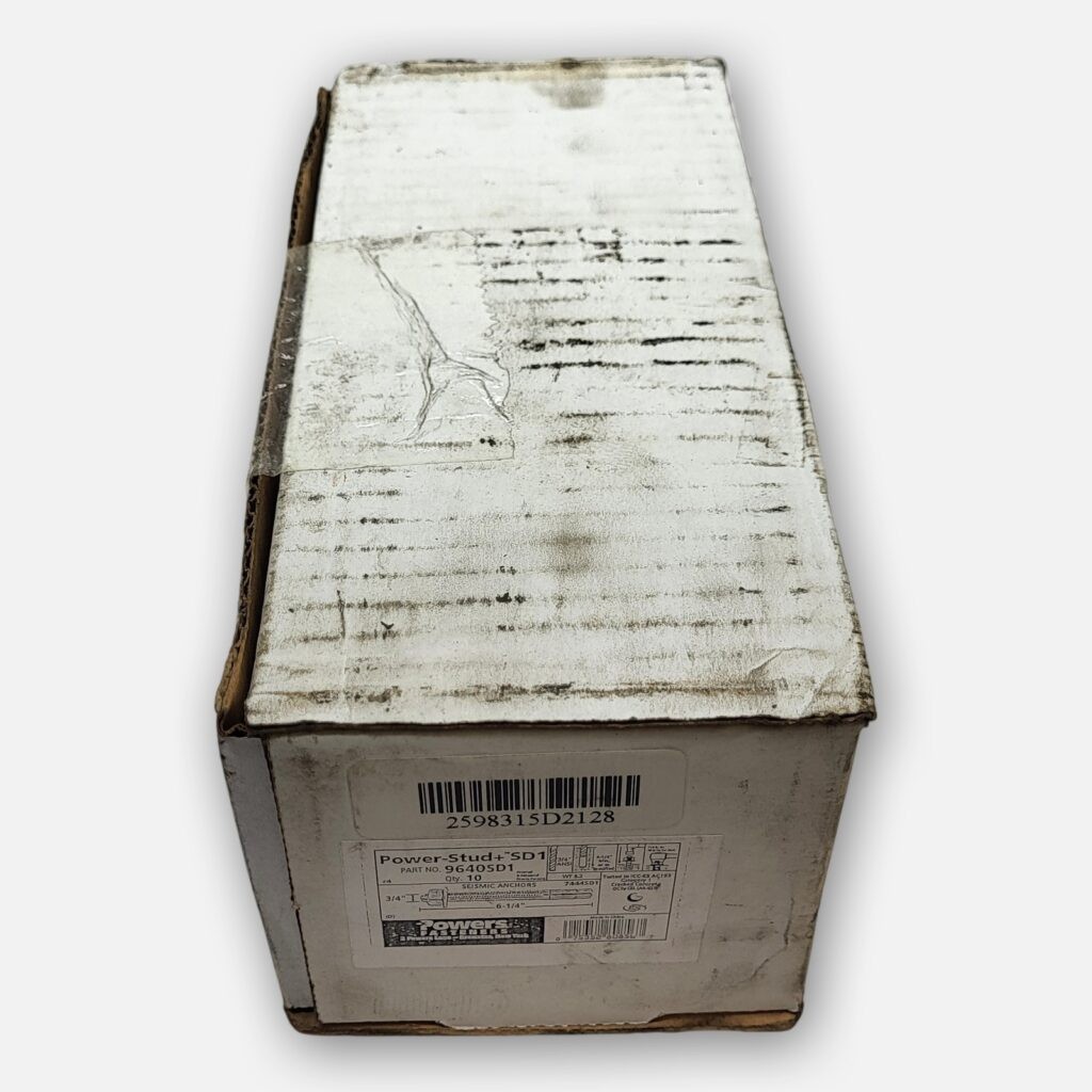 SEALED NEW BOX OF 10 POWERS FASTENERS 9640SD1 ANCHORS 3/4″ X 4-1/4″ *READ*
