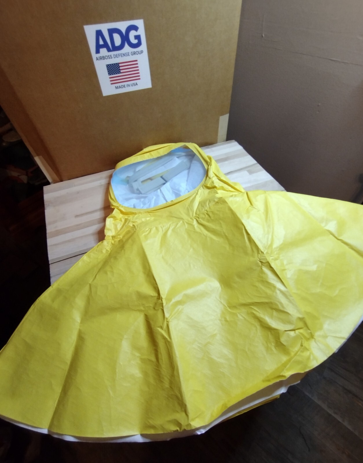 FlexAir TYCHEM Loose Fitting PAPR Hood W/ CAPE S-40084-W01 AirBoss