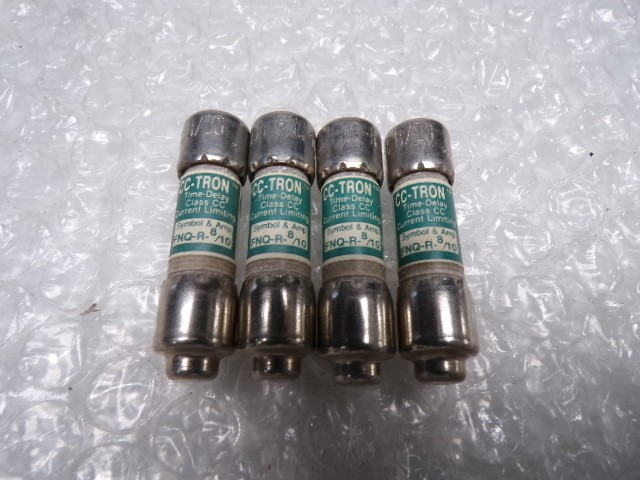 CC-TRON FNQ-R-8/10 FUSE LOT OF 4 NSNP