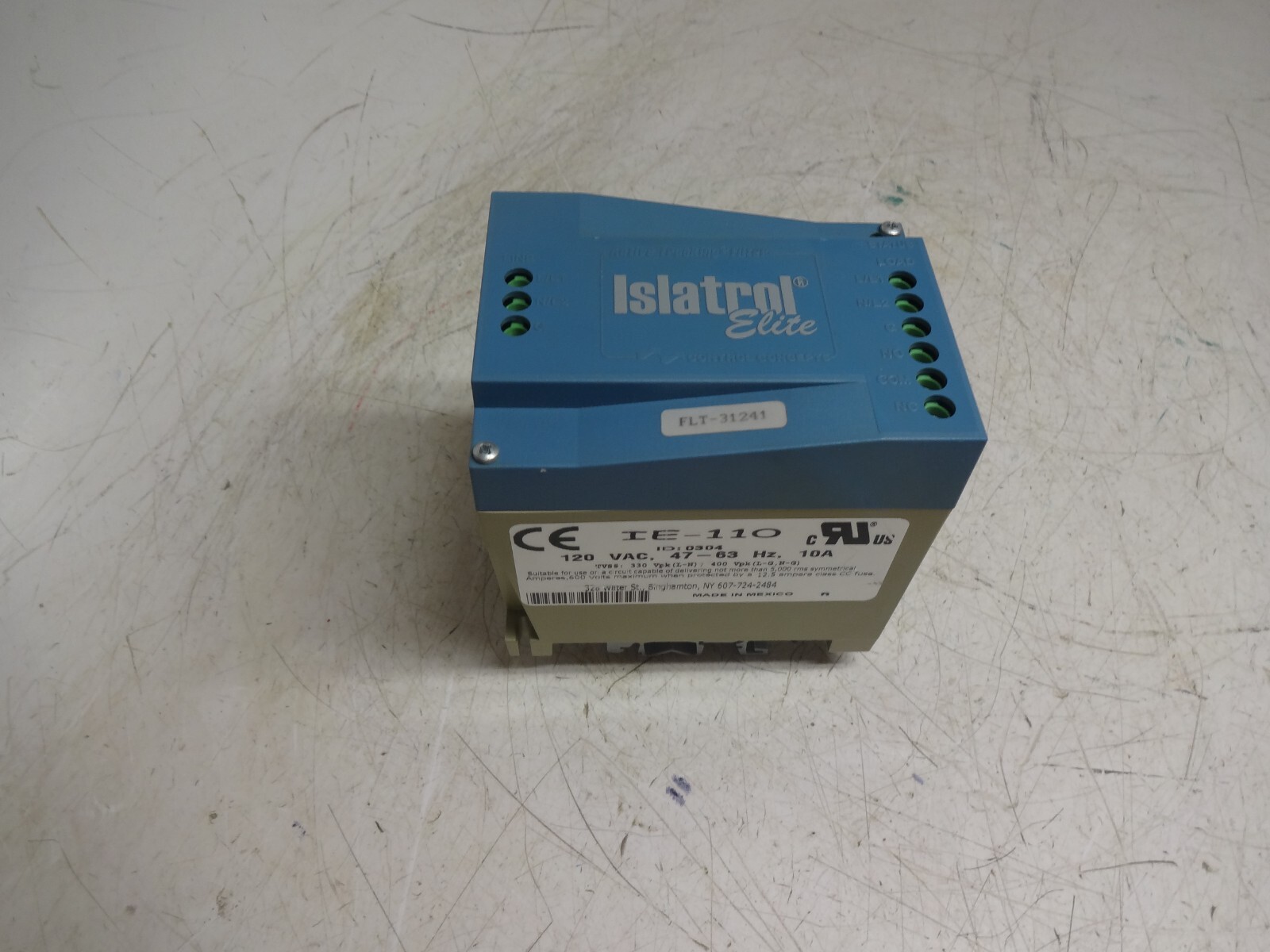Islatrol IE-110 The Active Tracking Filter 120 VAC 10 Amp IE110