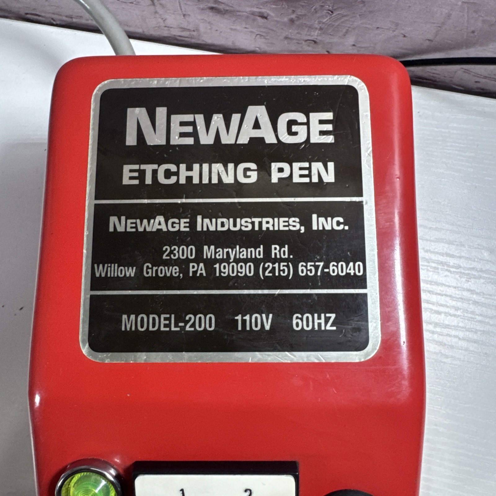 NewAge Etching Pen Model-200 Works Great 110 V 60hz