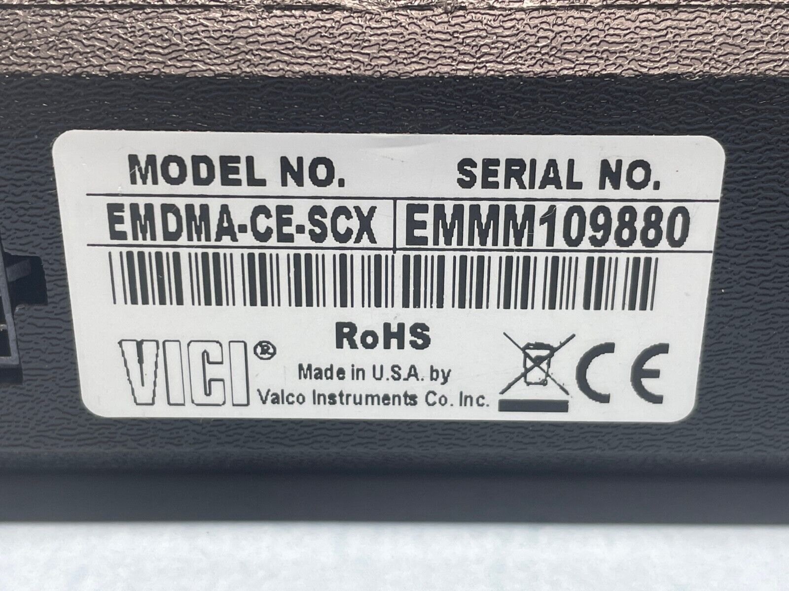 VICI Cheminert C82X High Pressure UHPLC Injector EMDMA-CE-SCX C-335M-10V 10 Port