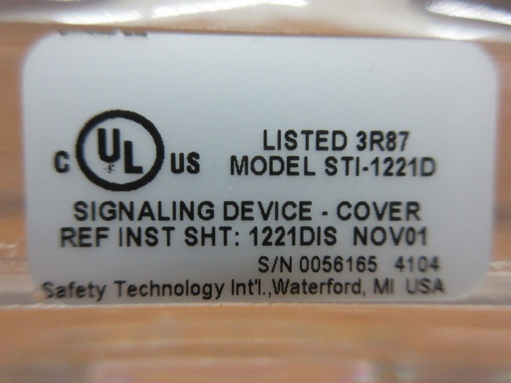 Safety Technology International STI-1221D Safety Accessory STI1221D