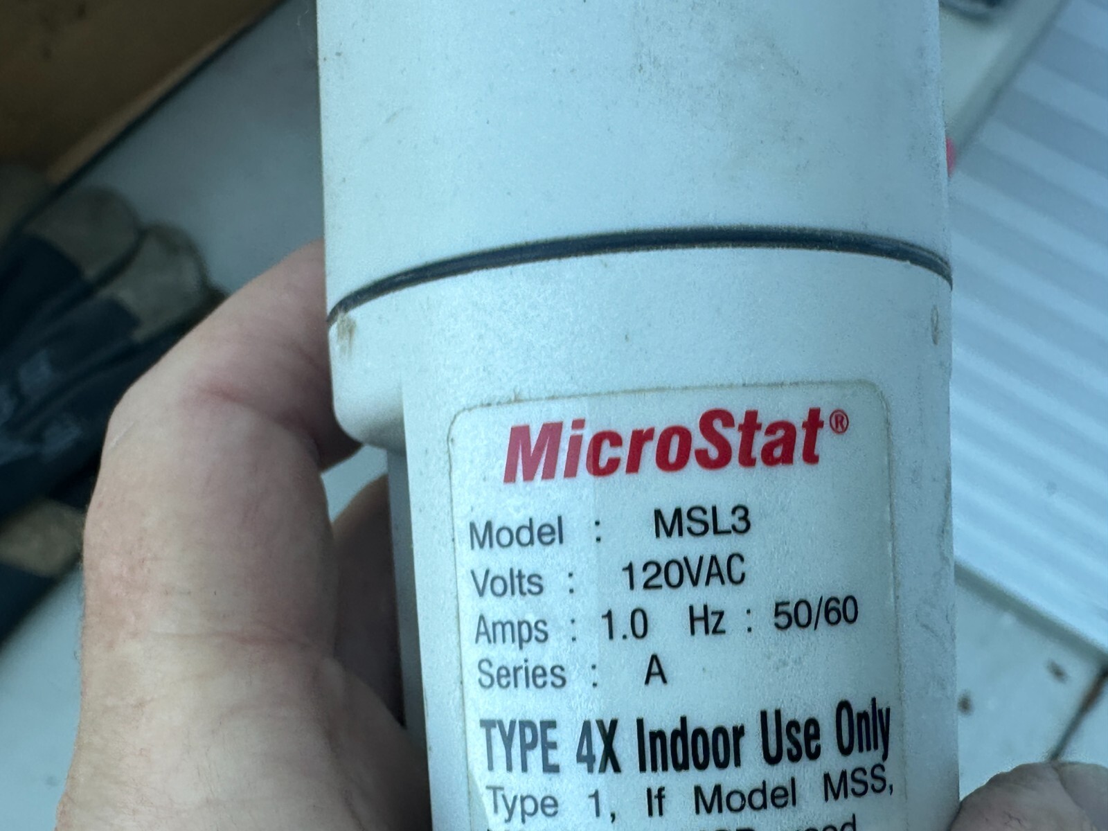 Federal /MicroStat MSL3 Status Indicator Light, 120VAC – Type 4X Indoor Use Only