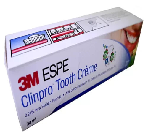 10X 3M ESPE Clinpro Tooth Creme Toothpaste Spear Mint Anti-Cavity. FS.