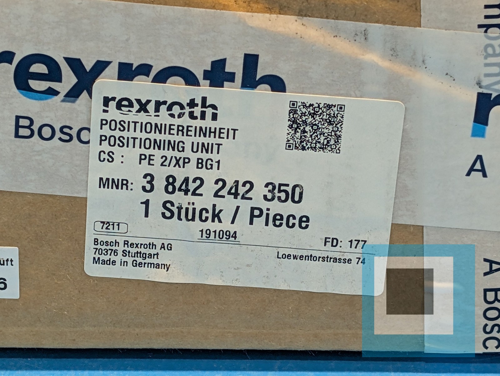 Rexroth 3 842 242 350 Lift Positioning Unit 3842242350 – NEW SEALED
