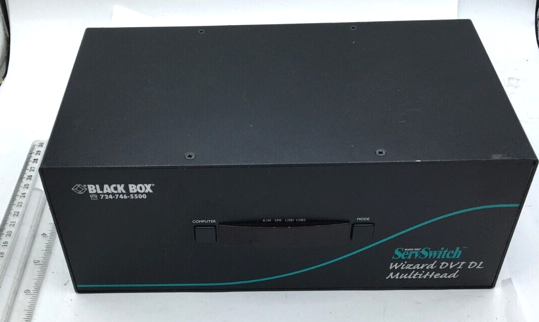 Black Box ServSwitch Wizard DVI DL MultiHead KV2304A Working