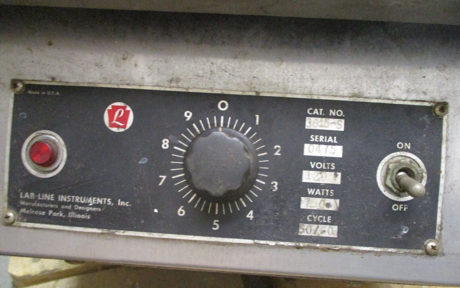 Lab Line 3615S Oven 120 Volts 750 Watts 50/60Hz A5937WVS