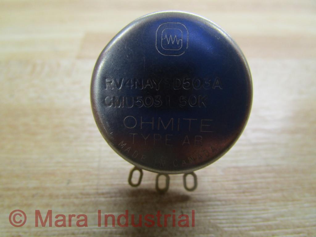 Ohmite RV4NAYSD503A Potentiometer 50K