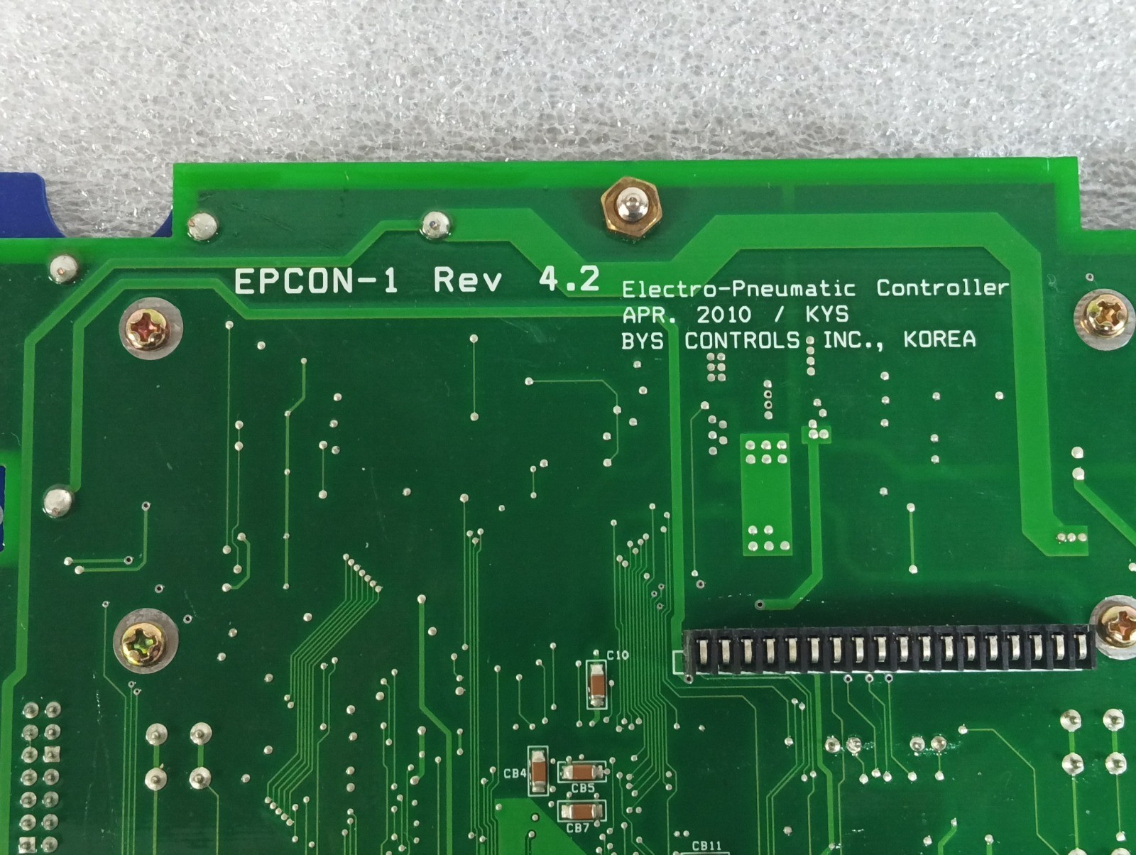 Pneumatic Controller / Bys Controls Inc. / Epcon-1 / Rev: 4.2