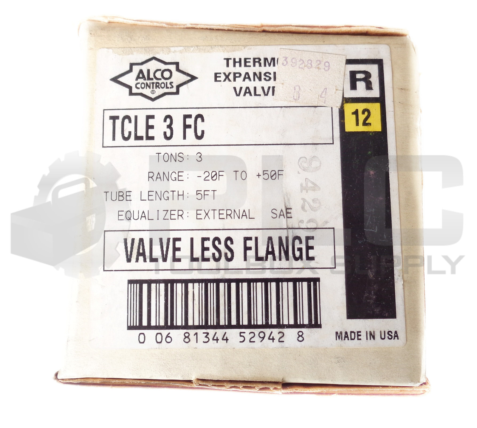 NEW ALCO TCLE 3 FC THERMOSTATIC EXPANSION VALVE TCLE 3 FC 6A XB1019 FC-1B