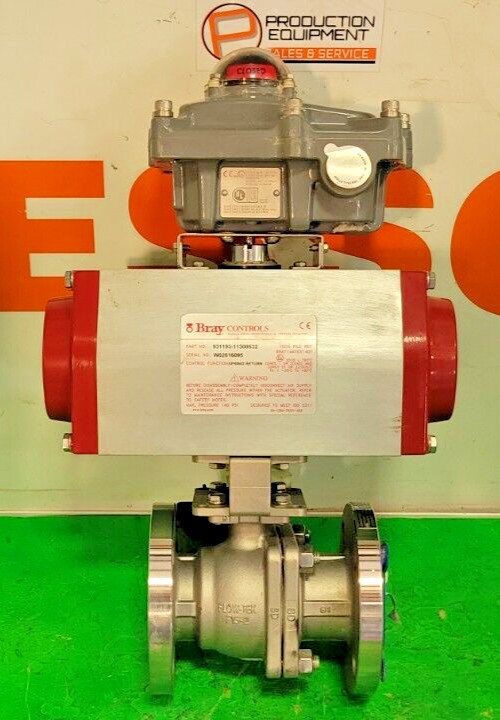 🟠FLOW-TEK 2″ FLANGED BALL VALVE BRAY CONTROLS PESSCO OFFERING 1 G092524-3-4 🗽