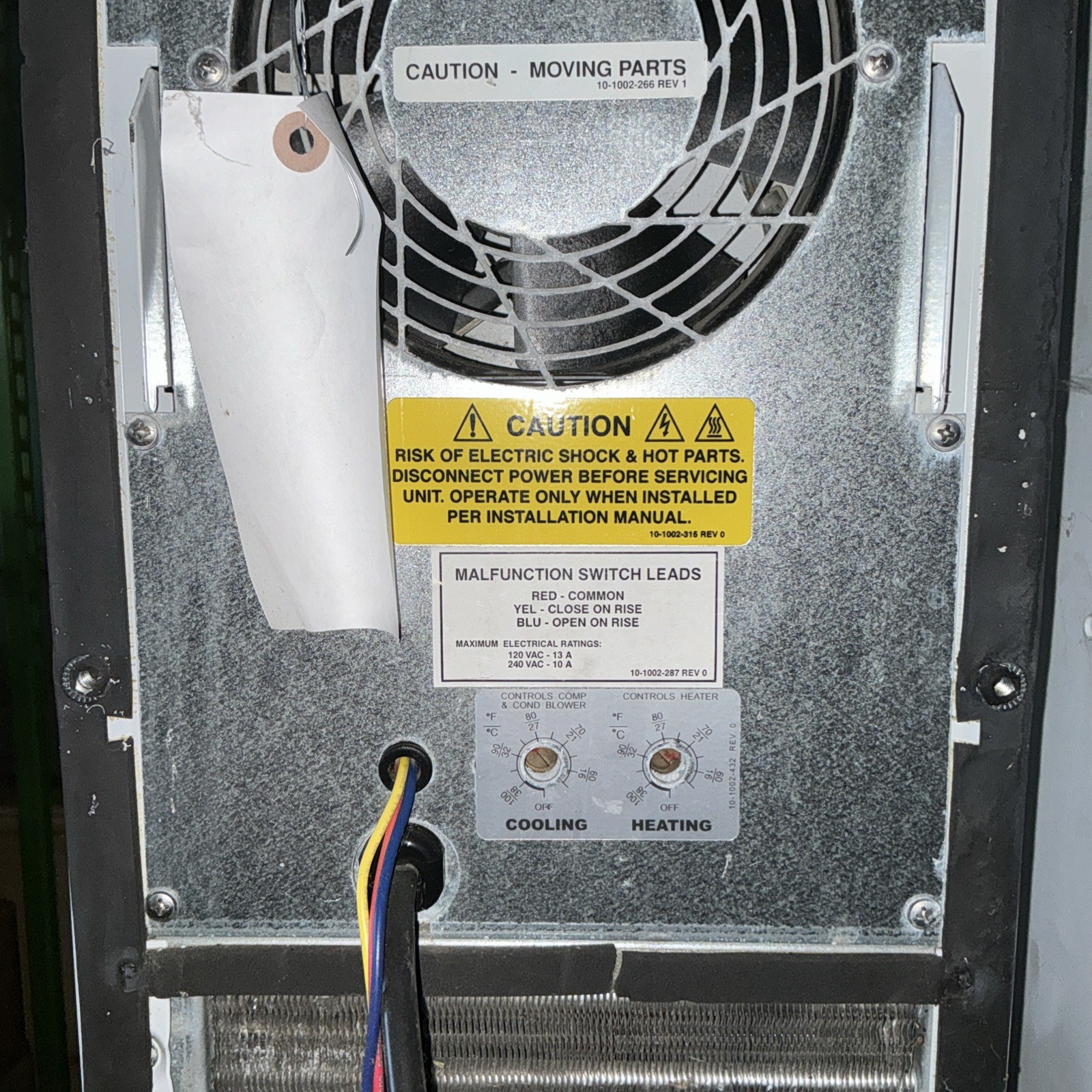 Hoffman McLean T20-0216-G150 Electronic Enclosure Air Conditioner 115VAC 2000bt
